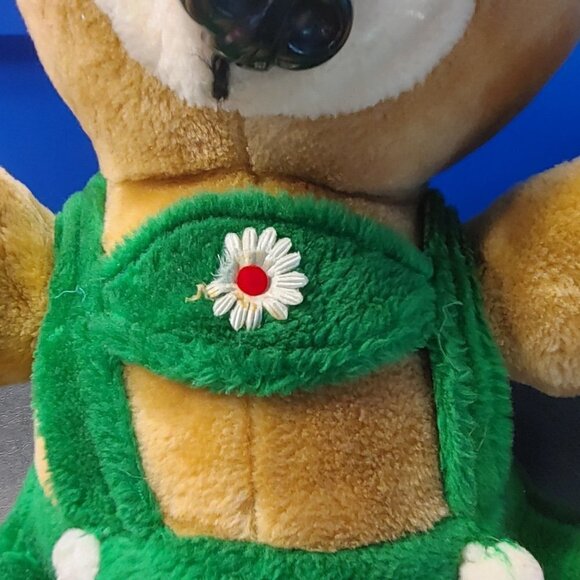 Vintage 80s Etone German Plush Teddy Bear Lederhosen - Picture 3 of 6